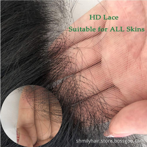 Wholesale Brazilian HD Transparent 13x4 Lace Frontal Wig Vendors Raw Virgin Cuticle Aligned Human Hair Wigs For Black Women